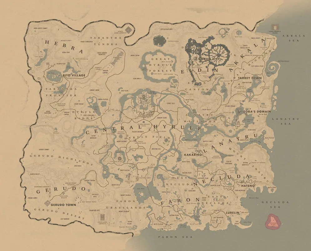 Hyrule Map